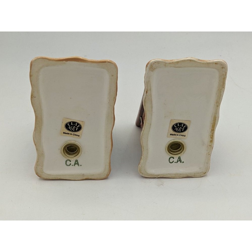 Beach Chairs Shakers Clay Art Salt and Pepper Shakers Ceramic China - Picture 6 of 9